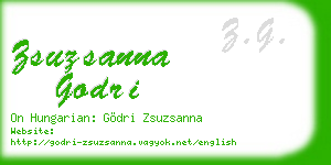 zsuzsanna godri business card