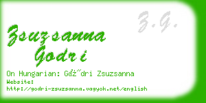 zsuzsanna godri business card